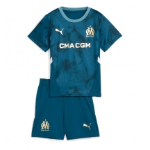Maillot de football Réplique Olympique de Marseille Extérieur Enfant 2024-25 Manche Courte (+ Pantalon court)
