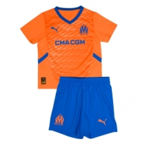 Maillot de football Réplique Olympique de Marseille Troisième Enfant 2024-25 Manche Courte (+ Pantalon court)