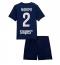 Maillot de football Réplique Paris Saint-Germain Achraf Hakimi #2 Domicile Enfant 2025-26 Manche Courte (+ Pantalon court)