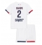 Maillot de football Réplique Paris Saint-Germain Achraf Hakimi #2 Extérieur Enfant 2025-26 Manche Courte (+ Pantalon court)