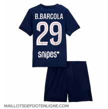 Maillot de football Réplique Paris Saint-Germain Bradley Barcola #29 Domicile Enfant 2025-26 Manche Courte (+ Pantalon court)