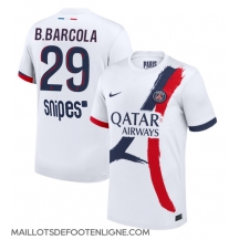 Maillot de football Réplique Paris Saint-Germain Bradley Barcola #29 Extérieur 2025-26 Manche Courte