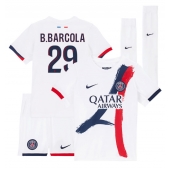 Maillot de football Réplique Paris Saint-Germain Bradley Barcola #29 Extérieur Enfant 2025-26 Manche Courte (+ Pantalon court)