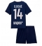 Maillot de football Réplique Paris Saint-Germain Desire Doue #14 Domicile Enfant 2025-26 Manche Courte (+ Pantalon court)