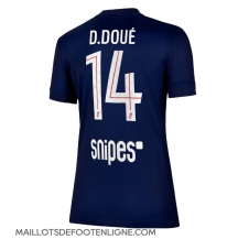 Maillot de football Réplique Paris Saint-Germain Desire Doue #14 Domicile Femme 2025-26 Manche Courte