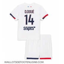 Maillot de football Réplique Paris Saint-Germain Desire Doue #14 Extérieur Enfant 2025-26 Manche Courte (+ Pantalon court)