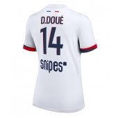 Maillot de football Réplique Paris Saint-Germain Desire Doue #14 Extérieur Femme 2025-26 Manche Courte