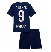 Maillot de football Réplique Paris Saint-Germain Goncalo Ramos #9 Domicile Enfant 2025-26 Manche Courte (+ Pantalon court)