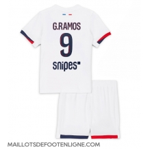Maillot de football Réplique Paris Saint-Germain Goncalo Ramos #9 Extérieur Enfant 2025-26 Manche Courte (+ Pantalon court)