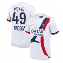 Maillot de football Réplique Paris Saint-Germain Ibrahim Mbaye #49 Extérieur 2025-26 Manche Courte
