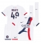 Maillot de football Réplique Paris Saint-Germain Ibrahim Mbaye #49 Extérieur Enfant 2025-26 Manche Courte (+ Pantalon court)