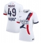 Maillot de football Réplique Paris Saint-Germain Ibrahim Mbaye #49 Extérieur Femme 2025-26 Manche Courte