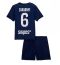 Maillot de football Réplique Paris Saint-Germain Illia Zabarnyi #6 Domicile Enfant 2025-26 Manche Courte (+ Pantalon court)