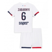 Maillot de football Réplique Paris Saint-Germain Illia Zabarnyi #6 Extérieur Enfant 2025-26 Manche Courte (+ Pantalon court)