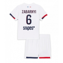 Maillot de football Réplique Paris Saint-Germain Illia Zabarnyi #6 Extérieur Enfant 2025-26 Manche Courte (+ Pantalon court)