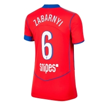 Maillot de football Réplique Paris Saint-Germain Illia Zabarnyi #6 Troisième Femme 2025-26 Manche Courte