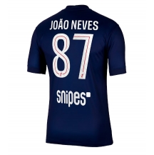 Maillot de football Réplique Paris Saint-Germain Joao Neves #87 Domicile 2025-26 Manche Courte