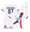 Maillot de football Réplique Paris Saint-Germain Joao Neves #87 Extérieur Enfant 2025-26 Manche Courte (+ Pantalon court)