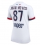 Maillot de football Réplique Paris Saint-Germain Joao Neves #87 Extérieur Femme 2025-26 Manche Courte
