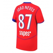 Maillot de football Réplique Paris Saint-Germain Joao Neves #87 Troisième 2025-26 Manche Courte