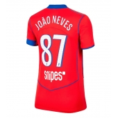 Maillot de football Réplique Paris Saint-Germain Joao Neves #87 Troisième Femme 2025-26 Manche Courte