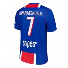 Maillot de football Réplique Paris Saint-Germain Khvicha Kvaratskhelia #7 Domicile 2026-27 Manche Courte