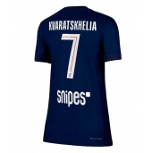 Maillot de football Réplique Paris Saint-Germain Khvicha Kvaratskhelia #7 Domicile Femme 2025-26 Manche Courte