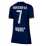Maillot de football Réplique Paris Saint-Germain Khvicha Kvaratskhelia #7 Domicile Femme 2025-26 Manche Courte