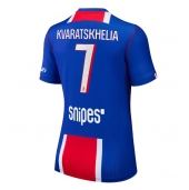 Maillot de football Réplique Paris Saint-Germain Khvicha Kvaratskhelia #7 Domicile Femme 2026-27 Manche Courte