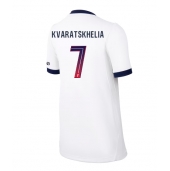 Maillot de football Réplique Paris Saint-Germain Khvicha Kvaratskhelia #7 Extérieur Femme 2026-27 Manche Courte