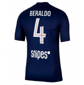 Maillot de football Réplique Paris Saint-Germain Lucas Beraldo #4 Domicile 2025-26 Manche Courte