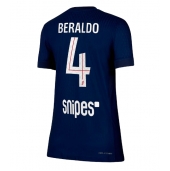 Maillot de football Réplique Paris Saint-Germain Lucas Beraldo #4 Domicile Femme 2025-26 Manche Courte