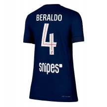 Maillot de football Réplique Paris Saint-Germain Lucas Beraldo #4 Domicile Femme 2025-26 Manche Courte
