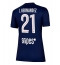 Maillot de football Réplique Paris Saint-Germain Lucas Hernandez #21 Domicile Femme 2025-26 Manche Courte