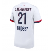 Maillot de football Réplique Paris Saint-Germain Lucas Hernandez #21 Extérieur 2025-26 Manche Courte