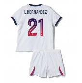 Maillot de football Réplique Paris Saint-Germain Lucas Hernandez #21 Extérieur Enfant 2026-27 Manche Courte (+ Pantalon court)