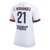Maillot de football Réplique Paris Saint-Germain Lucas Hernandez #21 Extérieur Femme 2025-26 Manche Courte