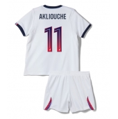 Maillot de football Réplique Paris Saint-Germain Maghnes Akliouche #11 Extérieur Enfant 2026-27 Manche Courte (+ Pantalon court)