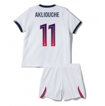 Maillot de football Réplique Paris Saint-Germain Maghnes Akliouche #11 Extérieur Enfant 2026-27 Manche Courte (+ Pantalon court)