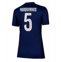 Maillot de football Réplique Paris Saint-Germain Marquinhos #5 Domicile Femme 2025-26 Manche Courte