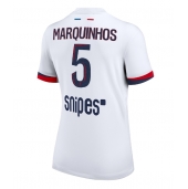 Maillot de football Réplique Paris Saint-Germain Marquinhos #5 Extérieur Femme 2025-26 Manche Courte