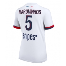 Maillot de football Réplique Paris Saint-Germain Marquinhos #5 Extérieur Femme 2025-26 Manche Courte