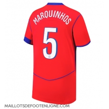 Maillot de football Réplique Paris Saint-Germain Marquinhos #5 Troisième 2025-26 Manche Courte