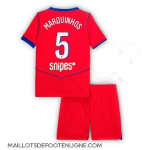 Maillot de football Réplique Paris Saint-Germain Marquinhos #5 Troisième Enfant 2025-26 Manche Courte (+ Pantalon court)
