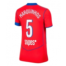 Maillot de football Réplique Paris Saint-Germain Marquinhos #5 Troisième Femme 2025-26 Manche Courte