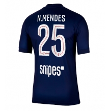 Maillot de football Réplique Paris Saint-Germain Nuno Mendes #25 Domicile 2025-26 Manche Courte