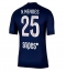 Maillot de football Réplique Paris Saint-Germain Nuno Mendes #25 Domicile 2025-26 Manche Courte