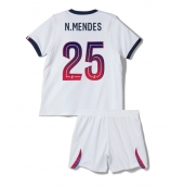 Maillot de football Réplique Paris Saint-Germain Nuno Mendes #25 Extérieur Enfant 2026-27 Manche Courte (+ Pantalon court)