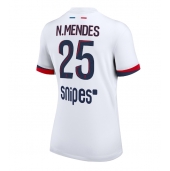 Maillot de football Réplique Paris Saint-Germain Nuno Mendes #25 Extérieur Femme 2025-26 Manche Courte