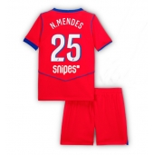 Maillot de football Réplique Paris Saint-Germain Nuno Mendes #25 Troisième Enfant 2025-26 Manche Courte (+ Pantalon court)